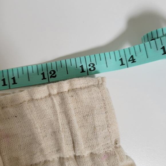 PrettyLittleThing Cream Cotton Pants with Elastic Waist and Tie Belt Size US 6 - Picture 9 of 12